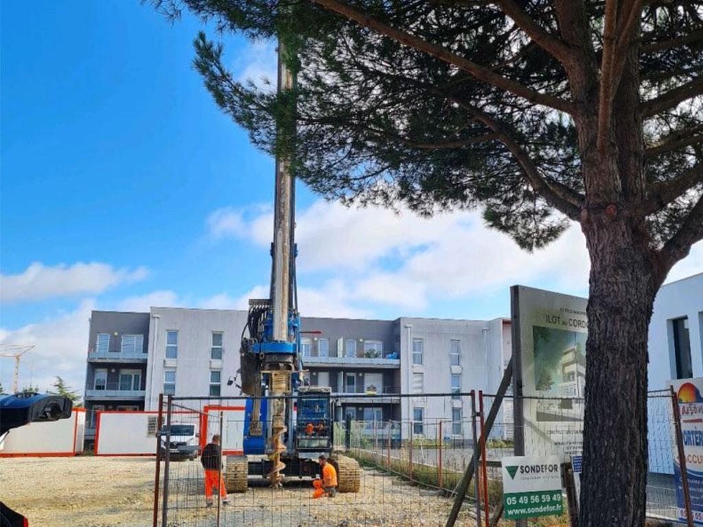 Fondations Immeuble îlot du Cordouan