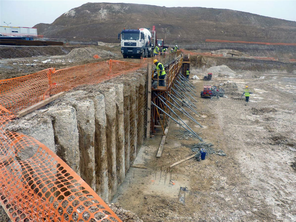 Parois de soutènement Usine Bonduelle