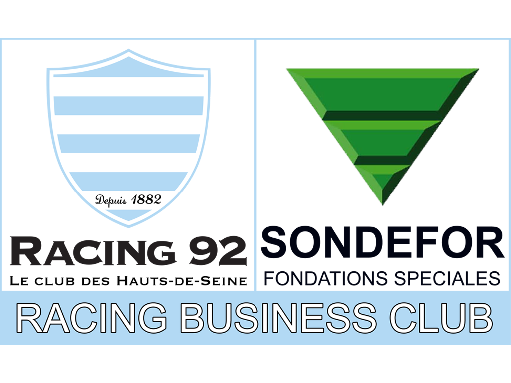 SONDEFOR : partenaire du club de rugby Racing 92